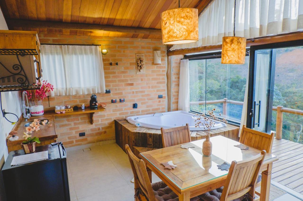 Pousada Ho'Oponopono Chalets & Wine Sapucaí-Mirim Eksteriør billede