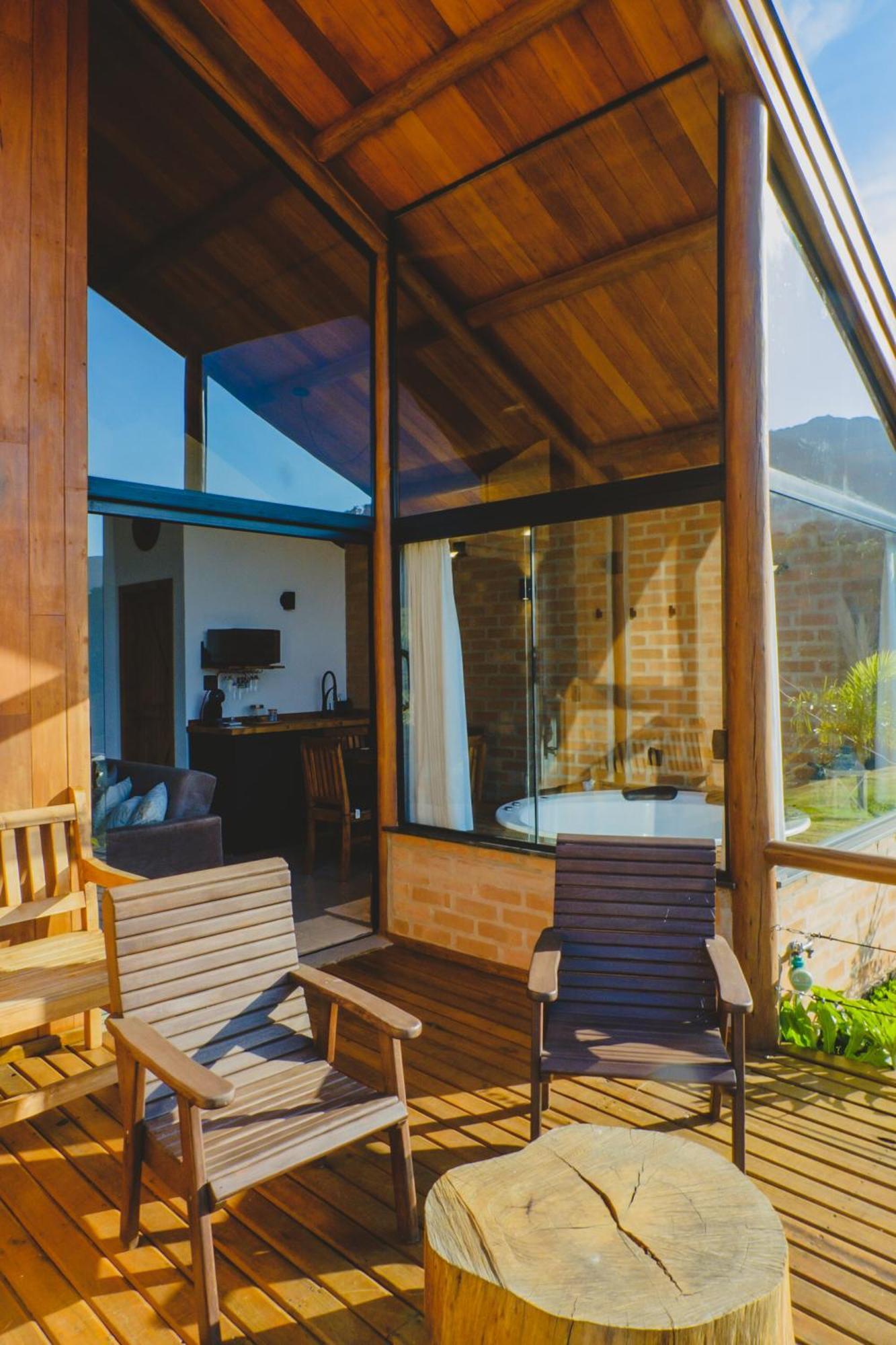 Pousada Ho'Oponopono Chalets & Wine Sapucaí-Mirim Eksteriør billede